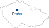 Praha na mapě ČR